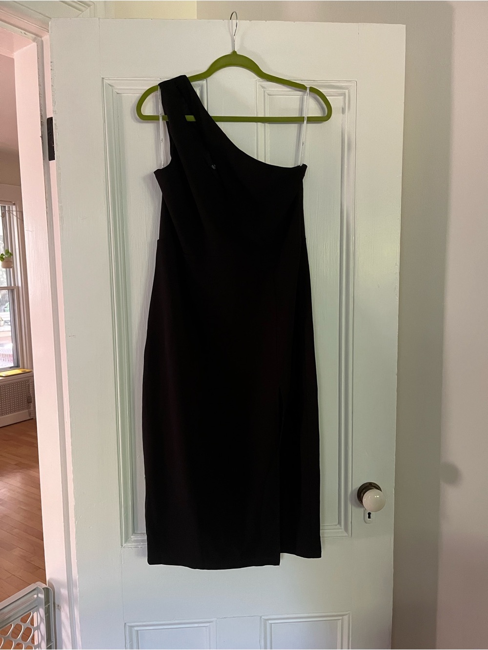Lulus One-Shoulder Black Cocktail Dress